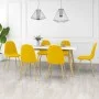 Sillas de comedor 6 uds terciopelo amarillo mostaza de vidaXL, Sillas de comedor - Ref: Foro24-3082877, Precio: 324,64 €, Des...