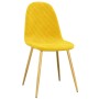 Sillas de comedor 6 uds terciopelo amarillo mostaza de vidaXL, Sillas de comedor - Ref: Foro24-3082877, Precio: 329,77 €, Des...