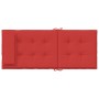 Cojines de silla con respaldo alto 2 uds tela Oxford rojo en Decoración | Comprar online en Foru.es
