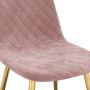 Sillas de comedor 6 unidades terciopelo rosa de vidaXL, Sillas de comedor - Ref: Foro24-3082874, Precio: 341,90 €, Descuento: %