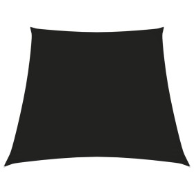 Toldo de vela trapezoidal de tela oxford negro 2/4x3 m en Sombrillas | Comprar online en Foru.es