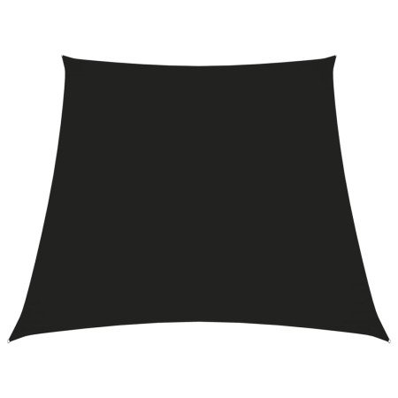 Toldo de vela trapezoidal de tela oxford negro 2/4x3 m en Sombrillas | Comprar online en Foru.es