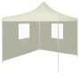 Carpa plegable profesional con 2 paredes acero color crema 2x2m de vidaXL, Carpas y cenadores - Ref: Foro24-48881, Precio: 10...