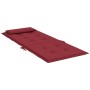 Cojines de silla con respaldo alto 2 uds tela Oxford rojo tinto en Decoración | Comprar online en Foru.es