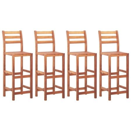 Sillas de cocina 4 unidades madera maciza de acacia de vidaXL, Taburetes de cocina - Ref: Foro24-46315, Precio: 206,18 €, Des...