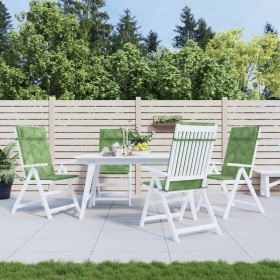 Cojines silla respaldo alto 4 uds tela Oxford estampado hojas en Decoración | Comprar online en Foru.es