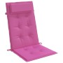 Cojines para silla con respaldo alto 4 uds tela Oxford rosa en Decoración | Comprar online en Foru.es