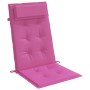 Cojines para silla con respaldo alto 6 uds tela Oxford rosa en Decoración | Comprar online en Foru.es