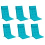 Cojines para silla con respaldo alto 6 uds tela Oxford turquesa en Decoración | Comprar online en Foru.es
