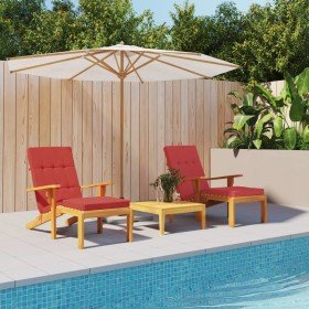 Cojines para tumbona 2 uds tela Oxford rojo en Decoración | Comprar online en Foru.es