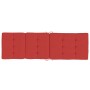 Cojines para tumbona 2 uds tela Oxford rojo en Decoración | Comprar online en Foru.es