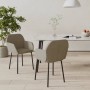 Sillas de comedor 2 unidades terciopelo gris claro de vidaXL, Sillas de comedor - Ref: Foro24-344701, Precio: 102,67 €, Descu...