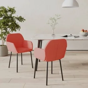 Sillas de comedor 2 unidades terciopelo rosa de vidaXL, Sillas de comedor - Ref: Foro24-344705, Precio: 135,47 €, Descuento: %