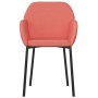 Sillas de comedor 2 unidades terciopelo rosa de vidaXL, Sillas de comedor - Ref: Foro24-344705, Precio: 137,98 €, Descuento: %
