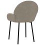 Sillas de comedor 2 unidades terciopelo gris claro de vidaXL, Sillas de comedor - Ref: Foro24-344763, Precio: 124,30 €, Descu...