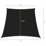 Toldo de vela trapezoidal de tela oxford negro 2/4x3 m en Sombrillas | Comprar online en Foru.es