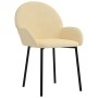 Sillas de comedor 2 unidades terciopelo crema de vidaXL, Sillas de comedor - Ref: Foro24-344772, Precio: 107,42 €, Descuento: %