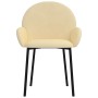 Sillas de comedor 2 unidades terciopelo crema de vidaXL, Sillas de comedor - Ref: Foro24-344772, Precio: 107,42 €, Descuento: %