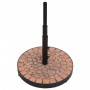 Base de sombrilla redonda color terracota 12 kg en Bases para sombrillas | Comprar online en Foru.es