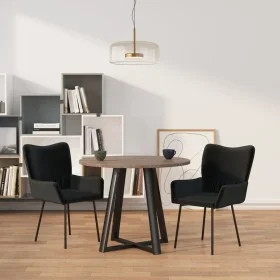 Sillas de comedor 2 unidades terciopelo negro de vidaXL, Sillas de comedor - Ref: Foro24-344804, Precio: 134,82 €, Descuento: %