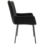 Sillas de comedor 2 unidades terciopelo negro de vidaXL, Sillas de comedor - Ref: Foro24-344804, Precio: 138,01 €, Descuento: %