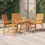 Sillas de comedor para jardín 3 uds madera maciza acacia en Sillas de jardín | Comprar online en Foru.es