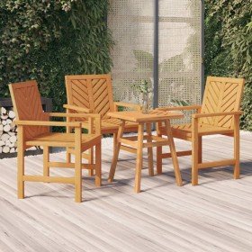 Sillas de comedor para jardín 3 uds madera maciza acacia en Sillas de jardín | Comprar online en Foru.es