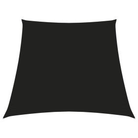 Toldo de vela trapezoidal de tela oxford negro 3/4x3 m en Sombrillas | Comprar online en Foru.es
