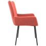 Sillas de comedor 2 unidades terciopelo rosa de vidaXL, Sillas de comedor - Ref: Foro24-344802, Precio: 112,74 €, Descuento: %