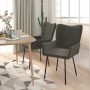 Sillas de comedor 2 unidades terciopelo gris oscuro de vidaXL, Sillas de comedor - Ref: Foro24-344887, Precio: 112,20 €, Desc...