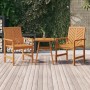 Juego de muebles de jardín 3 piezas madera maciza acacia en Conjuntos de jardín | Comprar online en Foru.es