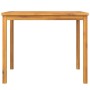 Mesa de comedor de jardín madera maciza de acacia 90x90x74 cm en Mesas de jardín | Comprar online en Foru.es