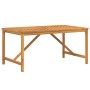 Mesa de comedor de jardín madera maciza de acacia 150x90x74 cm en Mesas de jardín | Comprar online en Foru.es