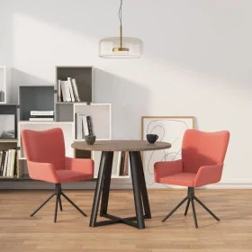 Sillas de comedor giratorias 2 unidades terciopelo rosa de vidaXL, Sillas de comedor - Ref: Foro24-344813, Precio: 155,32 €, ...