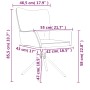 Sillas de comedor giratorias 2 unidades terciopelo rosa de vidaXL, Sillas de comedor - Ref: Foro24-344813, Precio: 158,38 €, ...