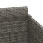 Tumbona con cojines ratán sintético gris 182x118x63 cm en Camas para exterior | Comprar online en Foru.es