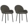 Esszimmerstühle, 2 Stück, dunkelgraues Samtgewebe. von vidaXL, Essstühle - Ref: Foro24-344764, Preis: 106,93 €, Rabatt: %