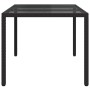 Mesa de comedor de jardín Negro 150 x 90 x 75 cm en Mesas de jardín | Comprar online en Foru.es
