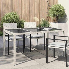 Mesa de comedor de jardín 150 x 90 x 75 cm ratán sintético en Mesas de jardín | Comprar online en Foru.es