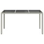 Mesa de comedor de jardín 150 x 90 x 75 cm ratán sintético en Mesas de jardín | Comprar online en Foru.es