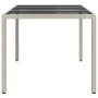 Mesa de comedor de jardín 150 x 90 x 75 cm ratán sintético en Mesas de jardín | Comprar online en Foru.es