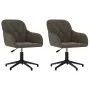 Swivel dining chairs 2 units dark gray velvet by vidaXL, dining chairs - Ref: Foro24-3103378, Price: 157,26 €, Discount: %