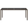 Mesa de comedor de jardín Marrón 190 x 90 x 75 cm en Mesas de jardín | Comprar online en Foru.es
