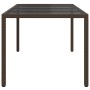 Mesa de comedor de jardín Marrón 190 x 90 x 75 cm en Mesas de jardín | Comprar online en Foru.es
