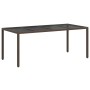 Mesa de comedor de jardín Marrón 190 x 90 x 75 cm en Mesas de jardín | Comprar online en Foru.es