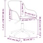Sillas de comedor giratorias 2 unidades terciopelo gris oscuro de vidaXL, Sillas de comedor - Ref: Foro24-3103378, Precio: 15...