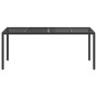 Mesa de comedor de jardín Negro 190 x 90 x 75 cm en Mesas de jardín | Comprar online en Foru.es