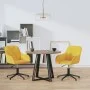Sillas de comedor giratorias 2 uds terciopelo amarillo de vidaXL, Sillas de comedor - Ref: Foro24-3103384, Precio: 145,91 €, ...