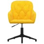 Sillas de comedor giratorias 2 uds terciopelo amarillo de vidaXL, Sillas de comedor - Ref: Foro24-3103384, Precio: 151,58 €, ...