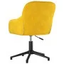 Sillas de comedor giratorias 2 uds terciopelo amarillo de vidaXL, Sillas de comedor - Ref: Foro24-3103384, Precio: 145,91 €, ...